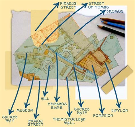 kerameikos hermes|kerameikos map.